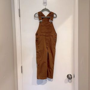 Hanna Anderson toddler overalls Brown